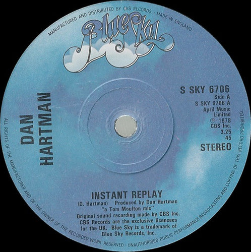 Dan Hartman : Instant Replay (7