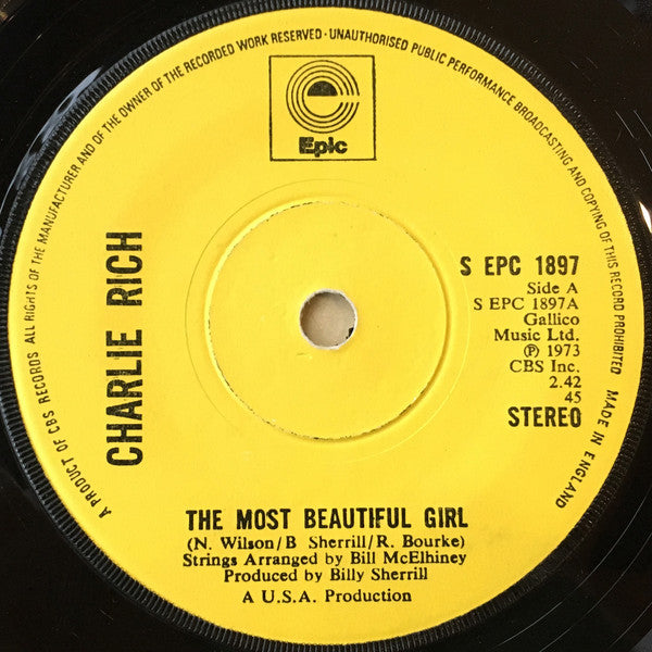 Charlie Rich : The Most Beautiful Girl (7