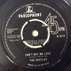 The Beatles : Can't Buy Me Love (7", Single, 4 P)