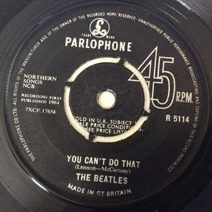 The Beatles : Can't Buy Me Love (7", Single, 4 P)